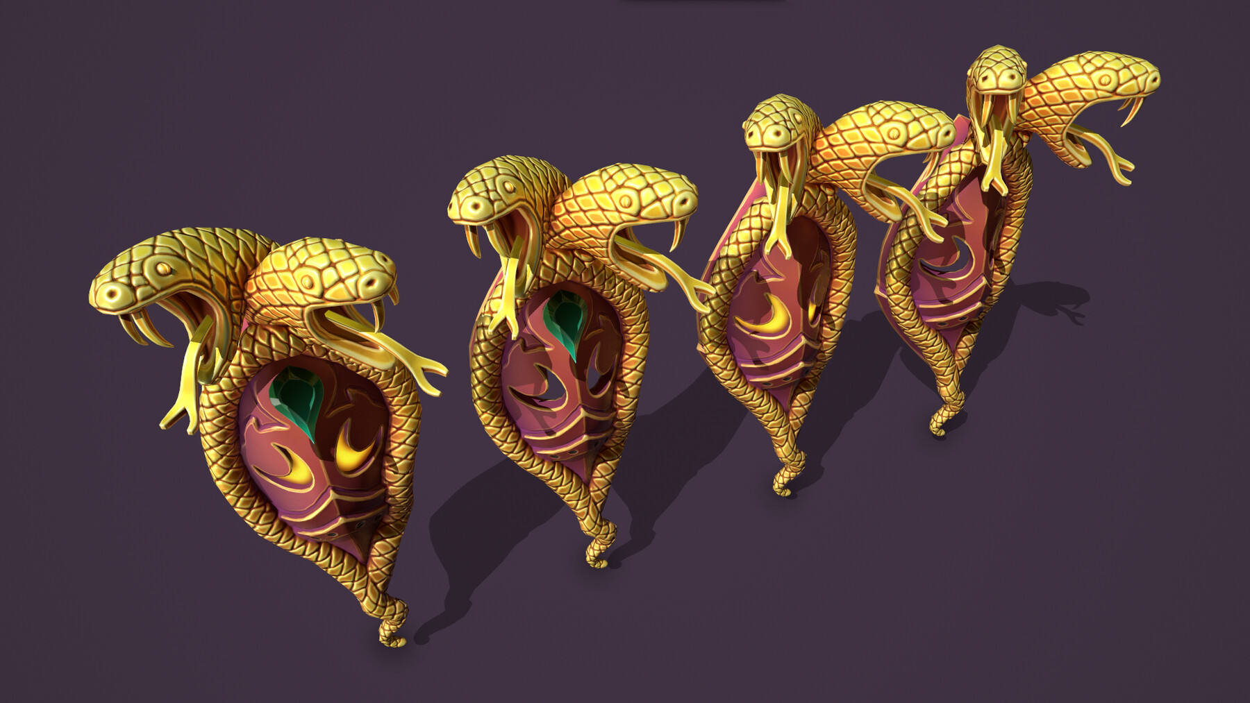 ArtStation - Snake mask | Game Assets