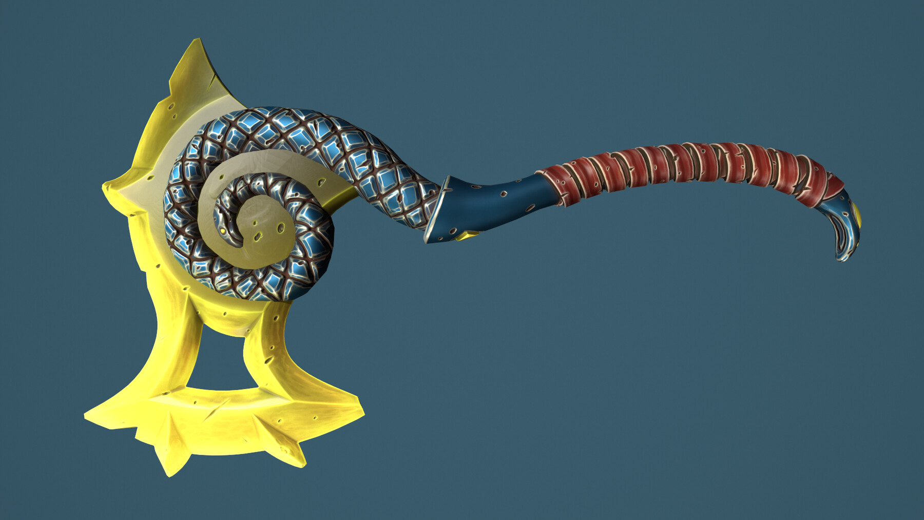 ArtStation Snake axe Game Assets