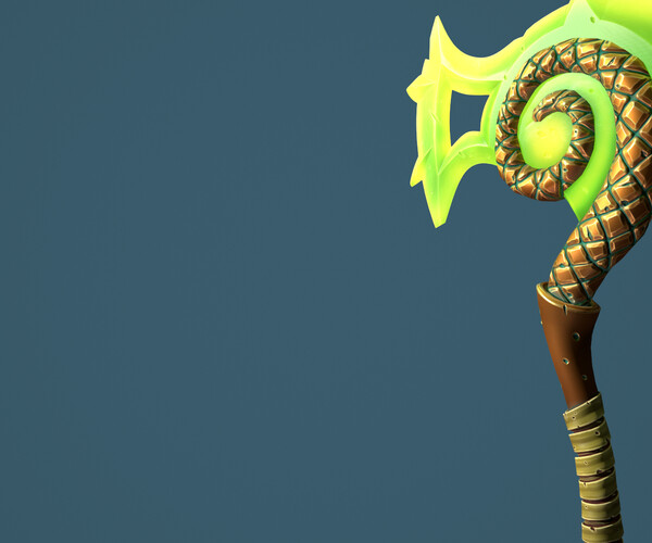 ArtStation Snake axe Game Assets