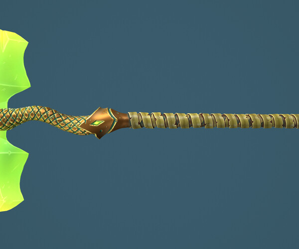 ArtStation - Snake battle hammer | Game Assets