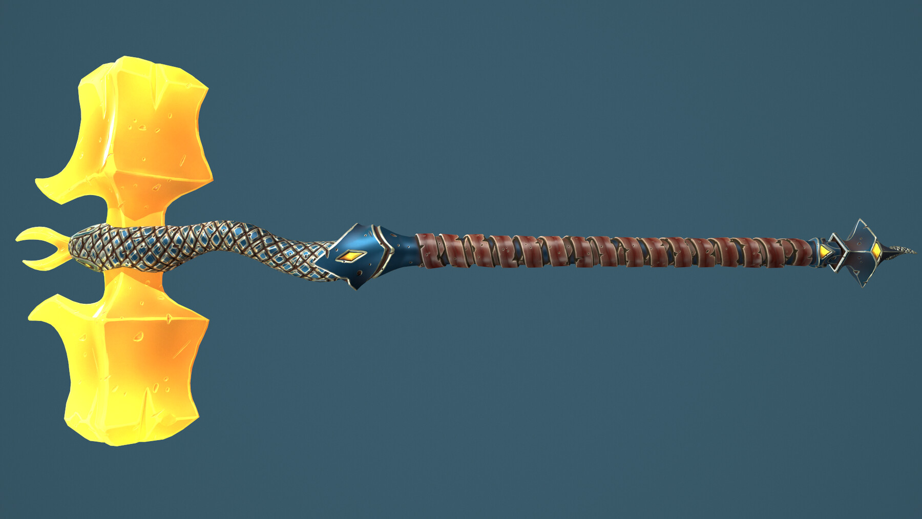 ArtStation Snake battle hammer Game Assets