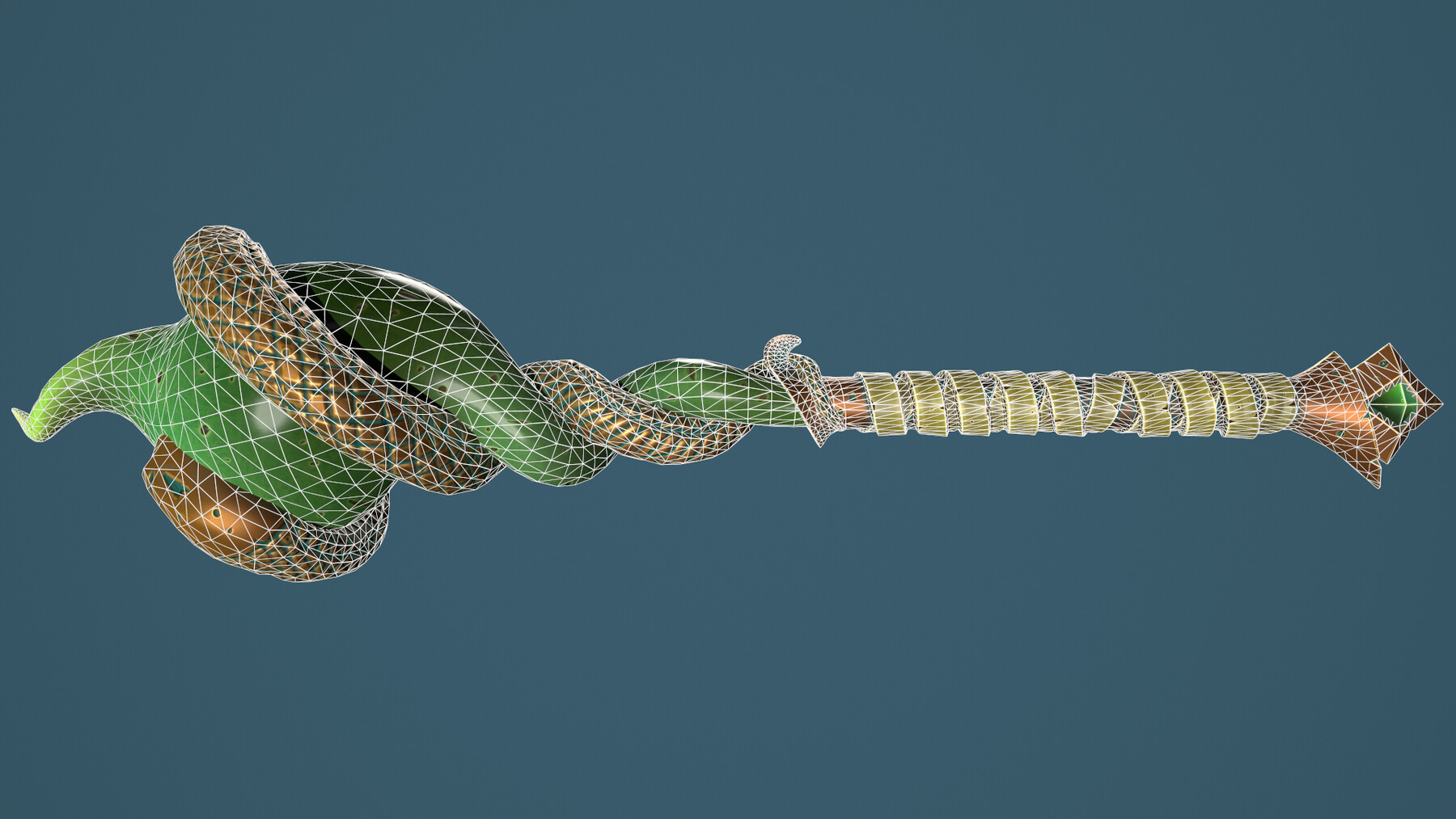 ArtStation Snake mace Game Assets