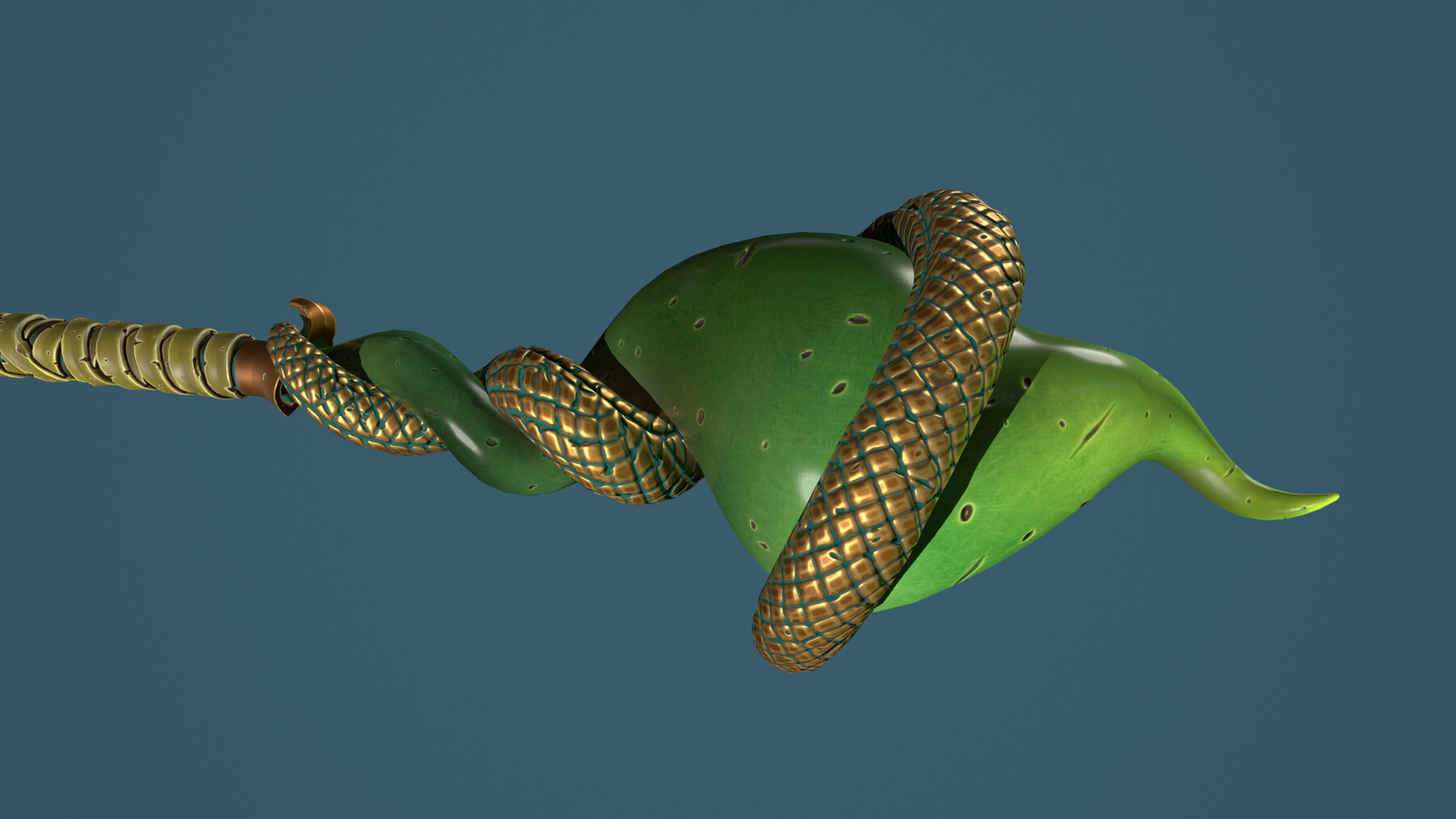 ArtStation Snake mace Game Assets