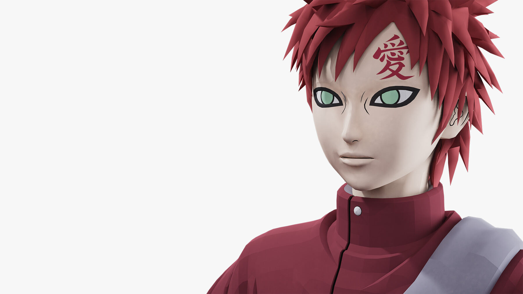 Anime Naruto Gradiente Adesivos, Gaara Character, 3D Motion