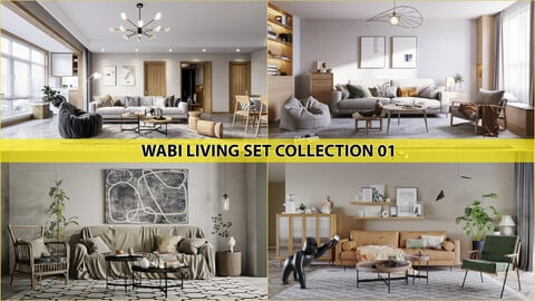 Wabi Living Set Collection 01 - 4 Model