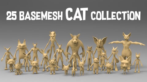 25 basemesh cat collection 1