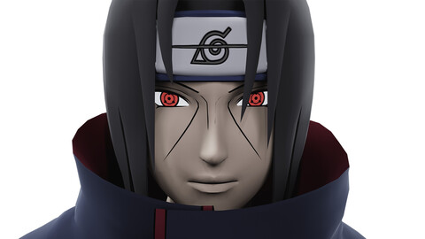 Itachi Uchiha Naruto Characters Low-poly 3D model