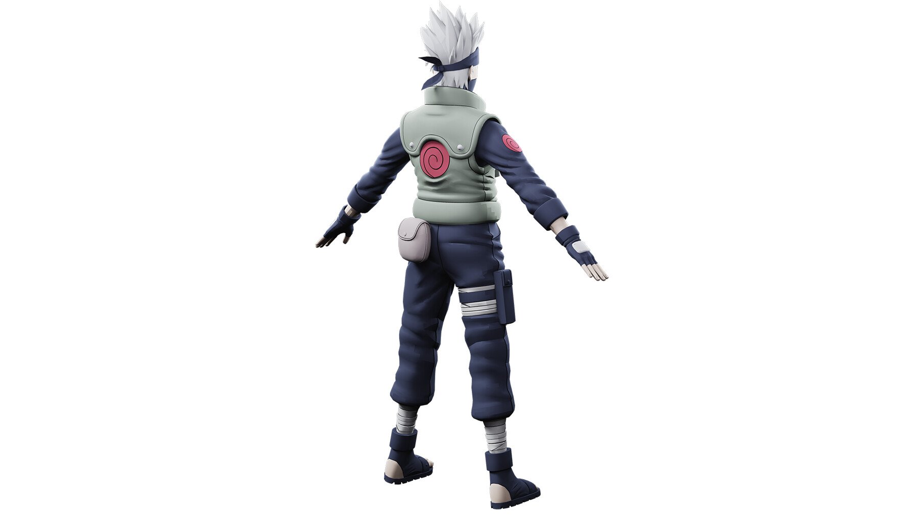 ArtStation - Kakashi Hatake Naruto Characters Low-poly 3D model | Resources