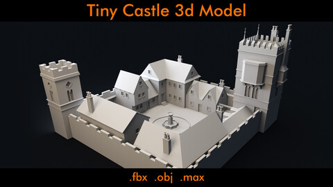 Tiny Castle - 3d Model