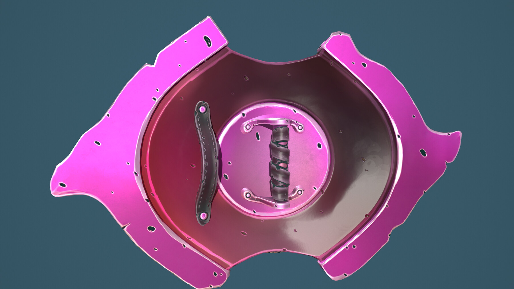 ArtStation Snake shield Game Assets