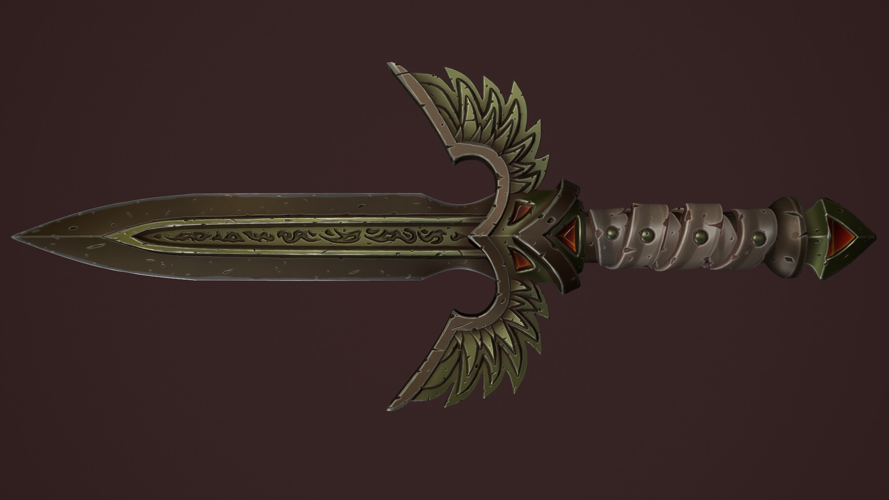 ArtStation - Rune dagger | Game Assets