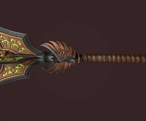 ArtStation - Rune mace | Game Assets