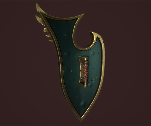 ArtStation - Rune shield | Game Assets