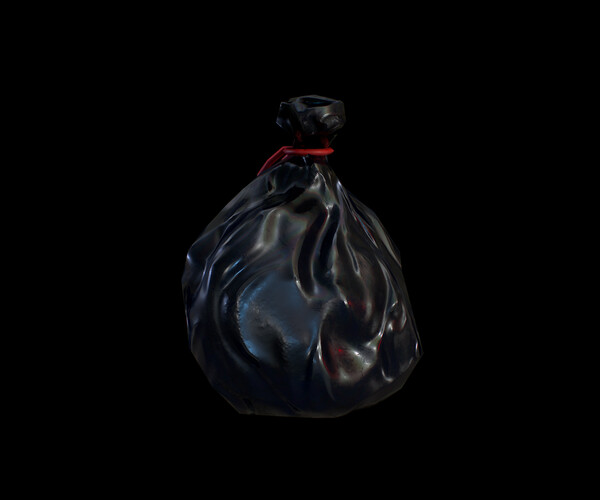 ArtStation Trash bag Game Assets