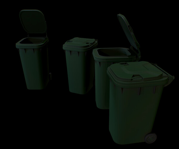 ArtStation Trash bin Game Assets