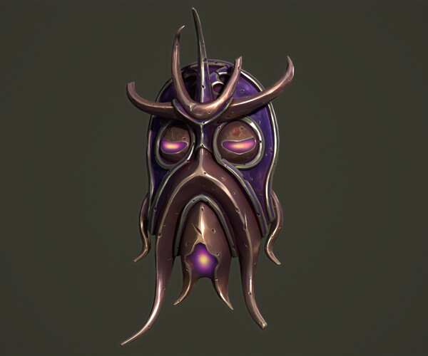 ArtStation Cultist Mask Game Assets   File 