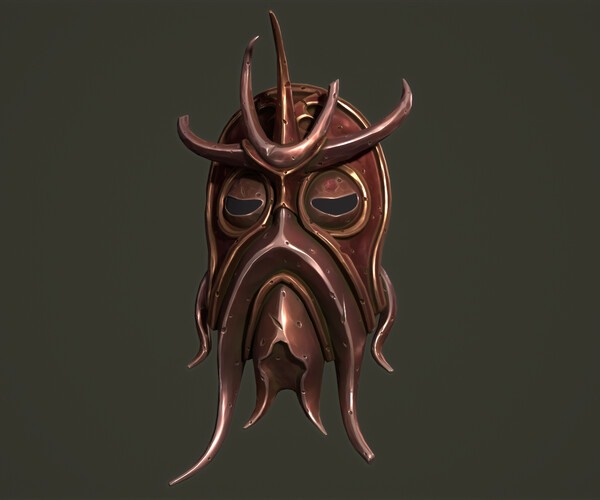 ArtStation Cultist Mask Game Assets   File 