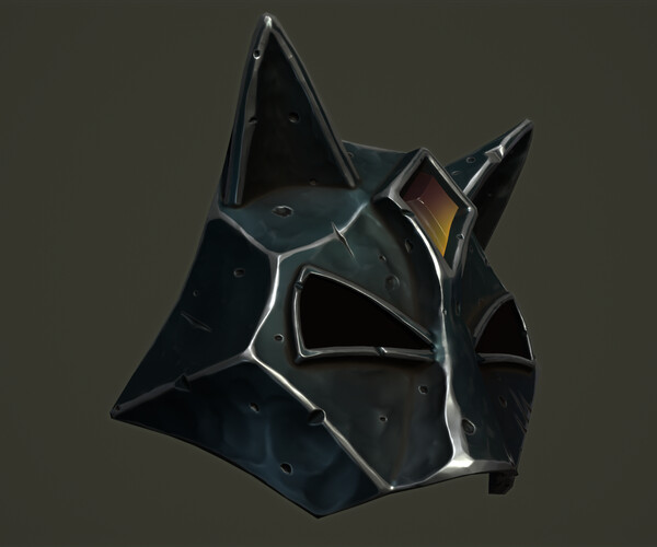 ArtStation - Wolf mask | Game Assets