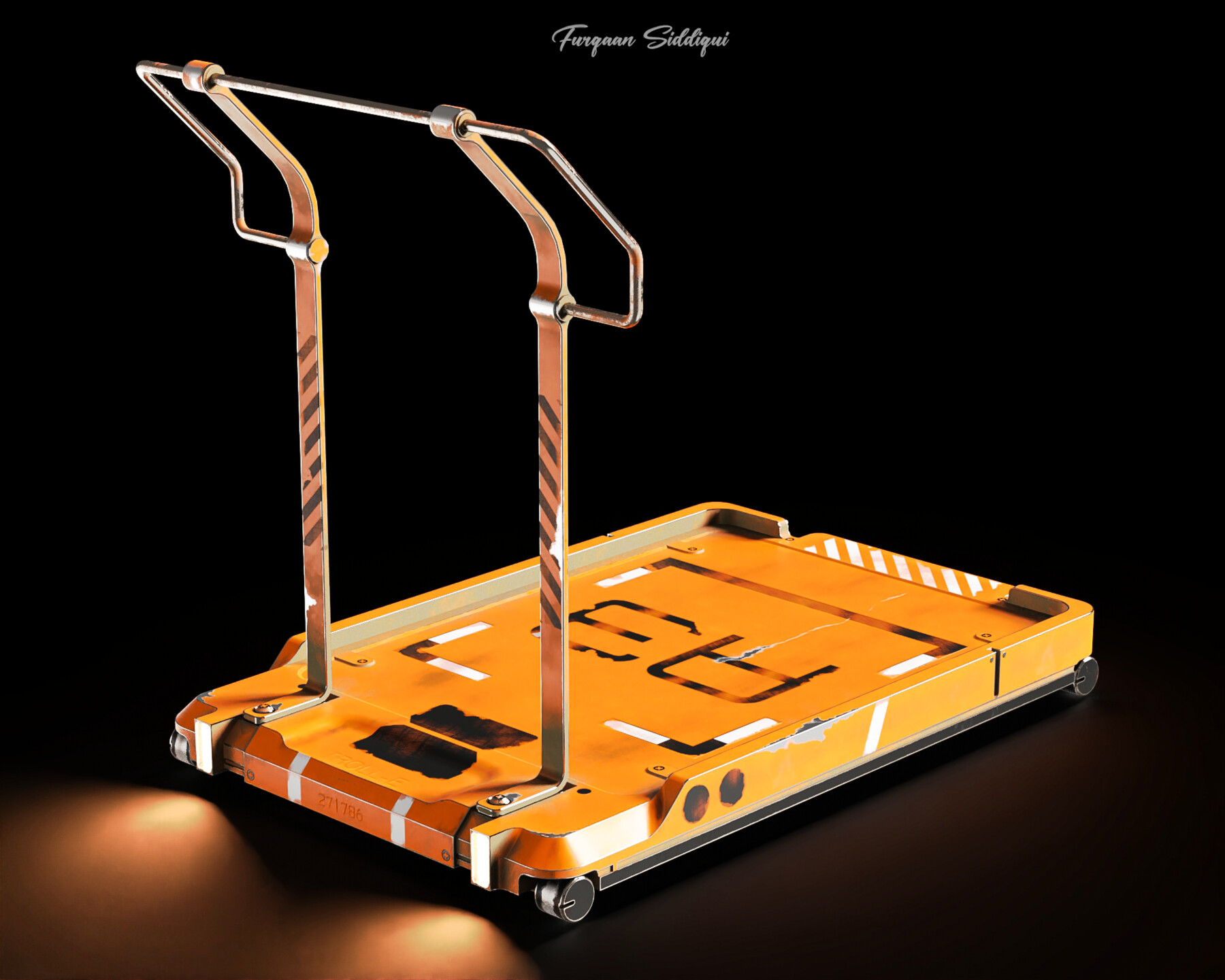 ArtStation SciFi Trolley Game Assets