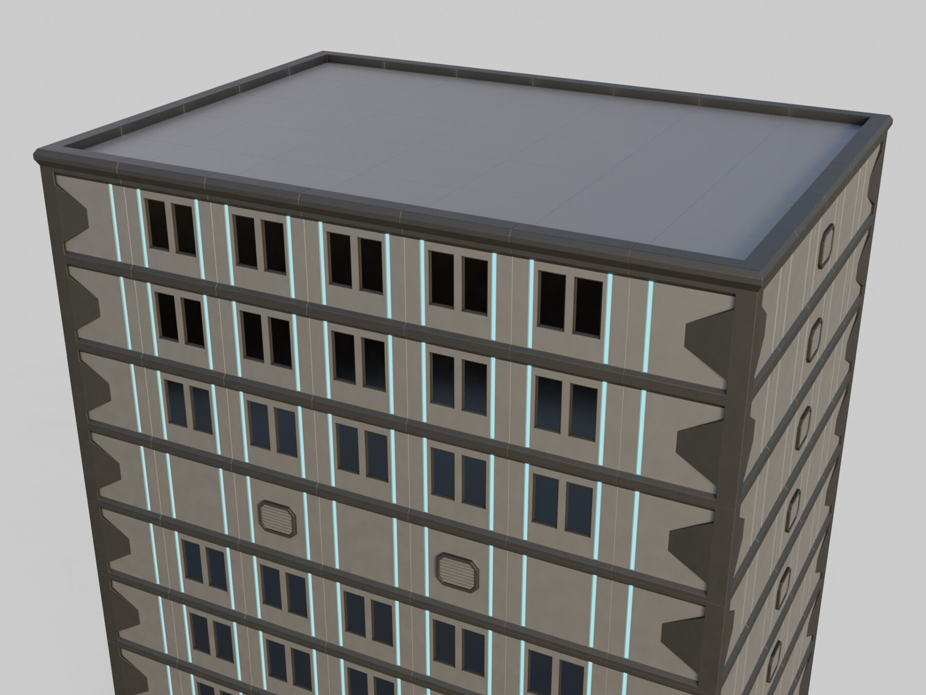 ArtStation SciFi High Rise Game Assets