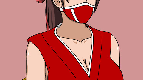 Keisha the Kunoichi (default costume version)