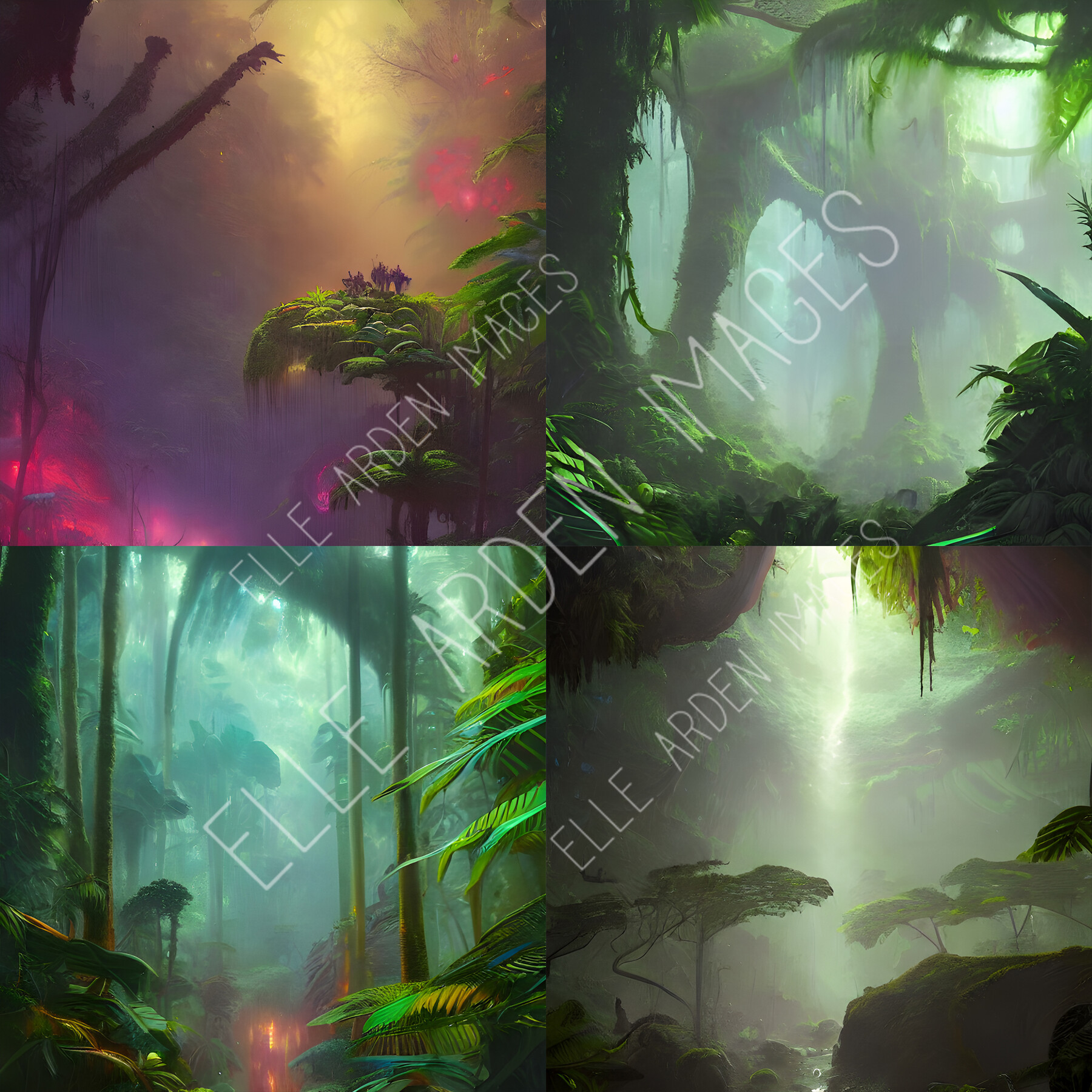 ArtStation - Rainforest Resources 16 Image Pack