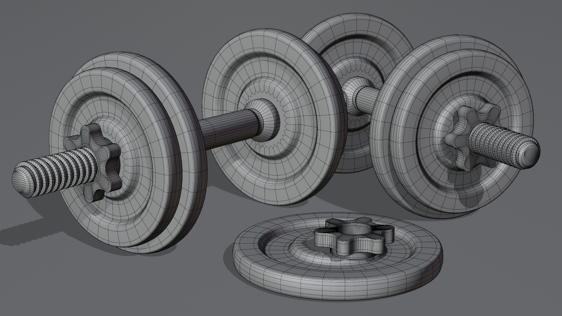 ArtStation Dumbbell Weights (Blender) Resources