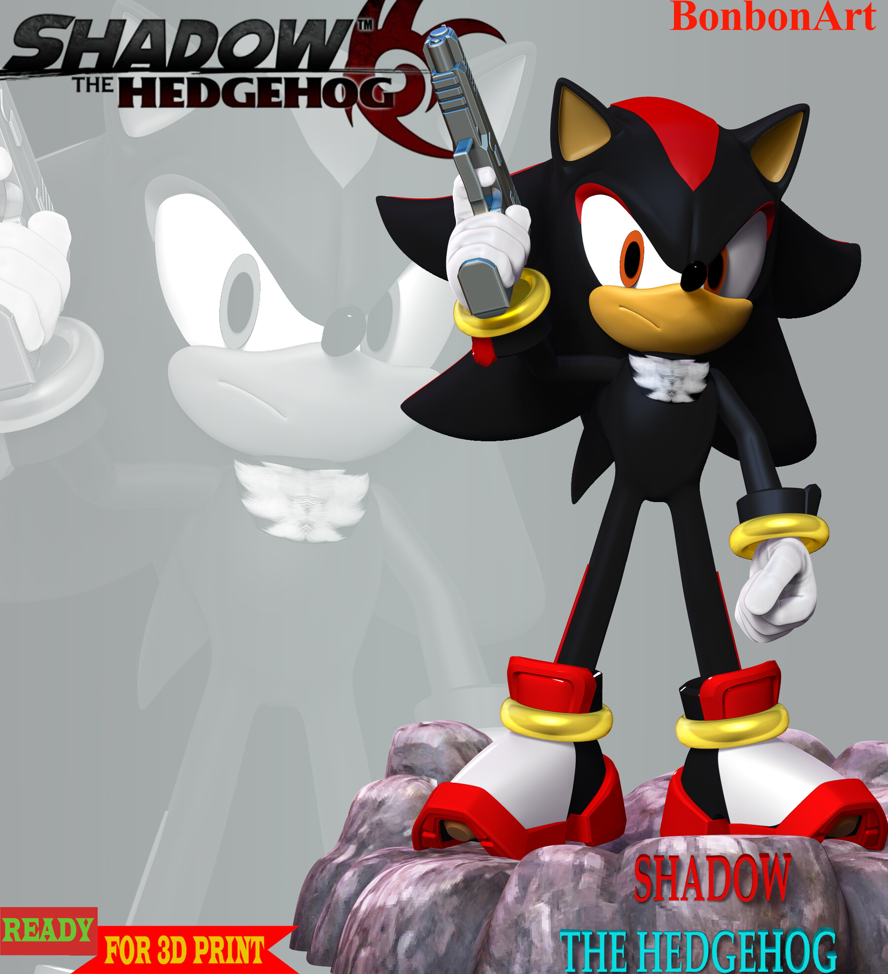ArtStation - Shadow vs. Sonic: Sonic Adventure 2