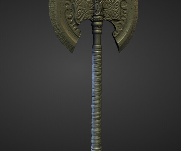 Artstation - Axe3 High And Low Poly 