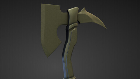 AXE5 high and low poly