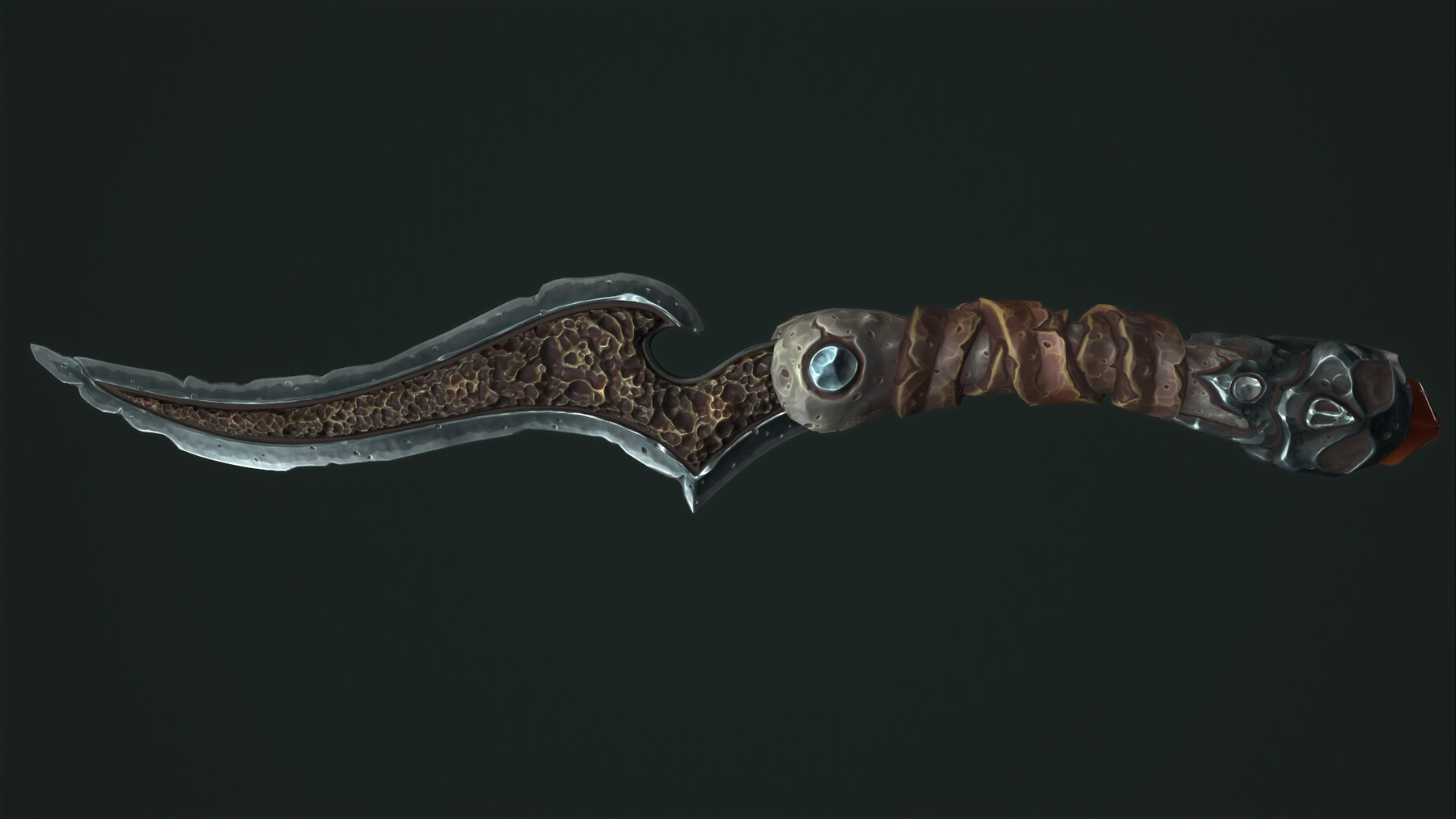 ArtStation - Undead dagger | Game Assets