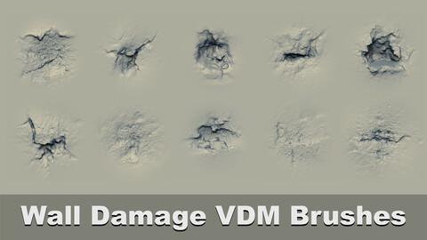 Wall Damage VDM Brushes Vol 1