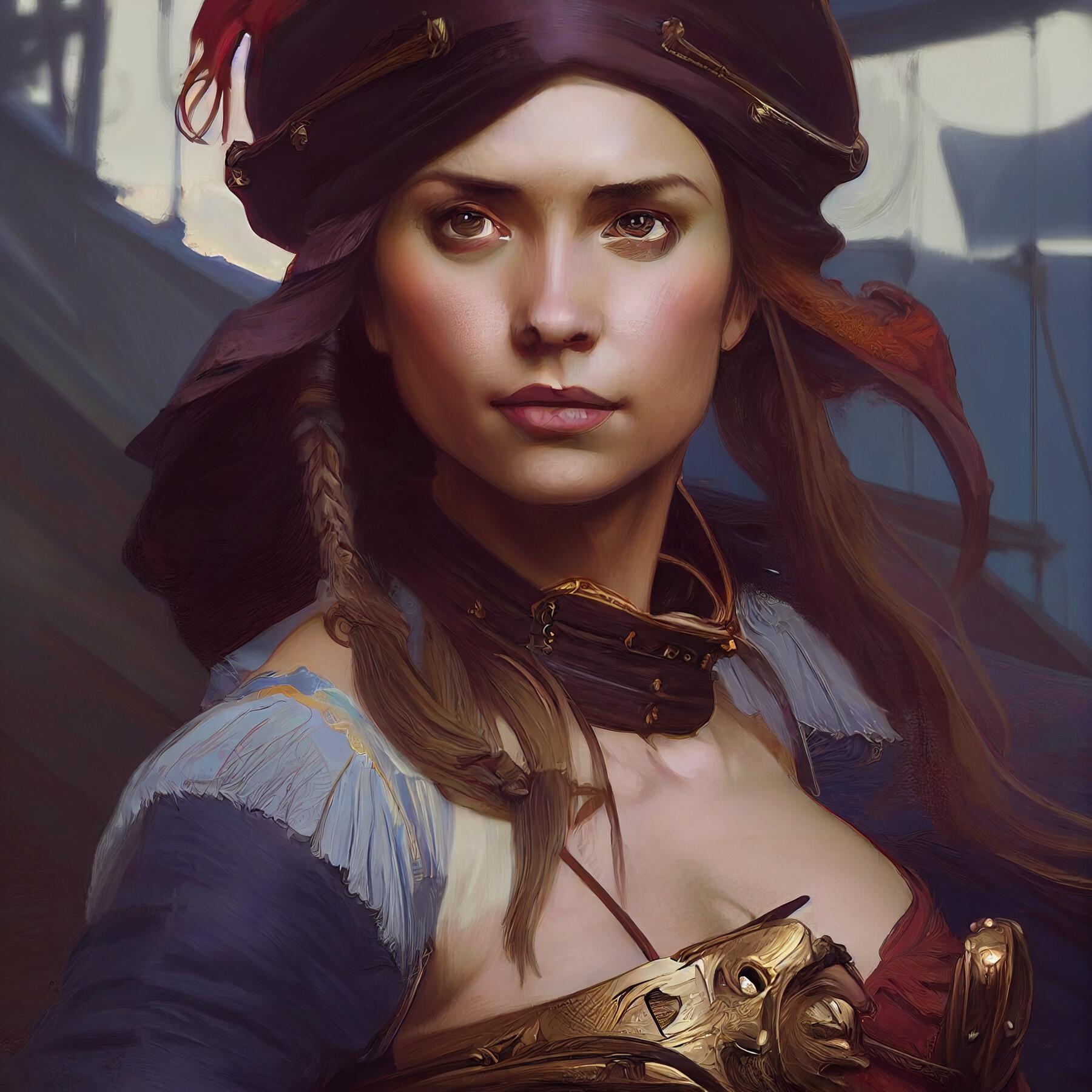 ArtStation - Pirate Woman Digital Painting | Artworks