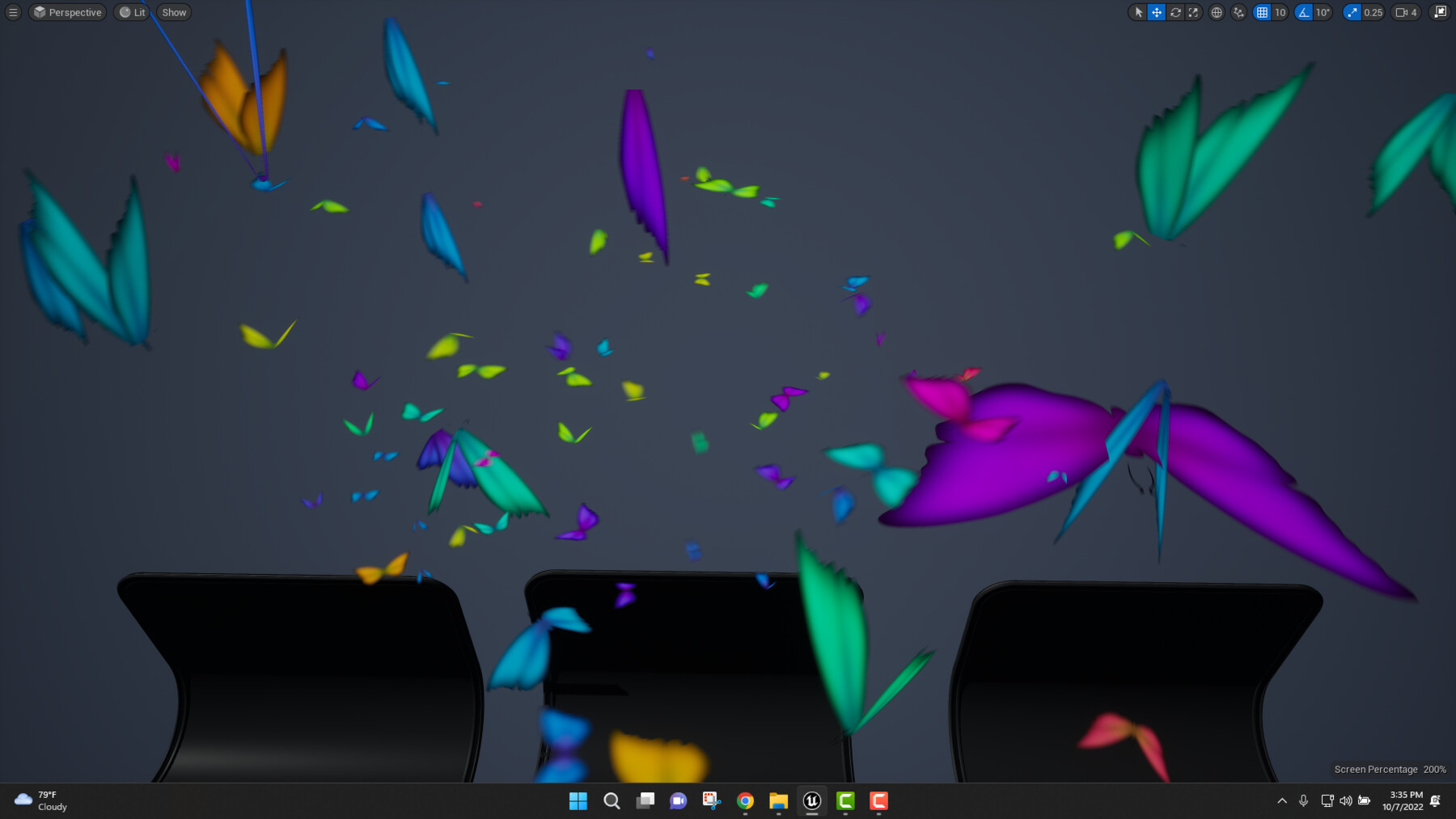 ArtStation Unreal engine 5 butterfly effect Game Assets
