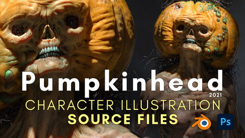 Pumpkinhead - Character Illustration Source Files