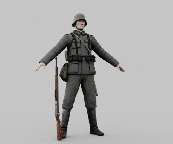 ArtStation - German soldiers | Resources