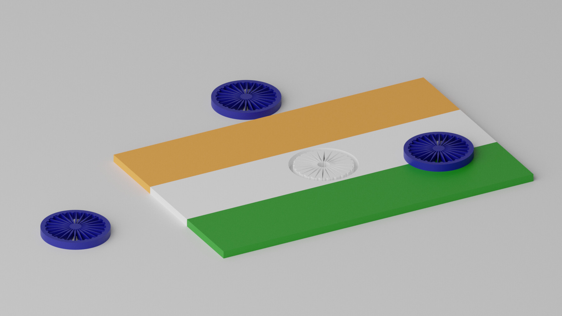 ArtStation - Indian Flag 3d Model | Resources