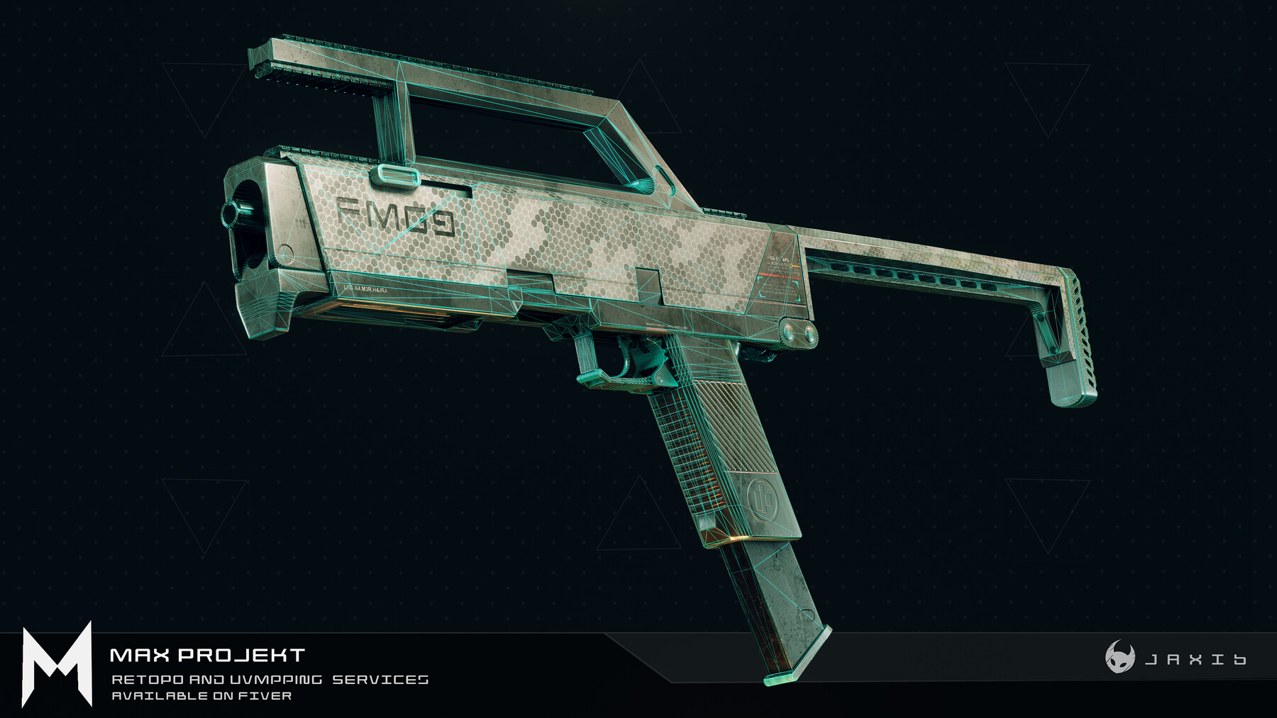 ArtStation - FMG-9 Free Model | Game Assets