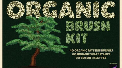 Organic Brush Kit for Procreate