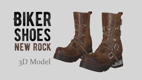 Biker Shoes - New Rock