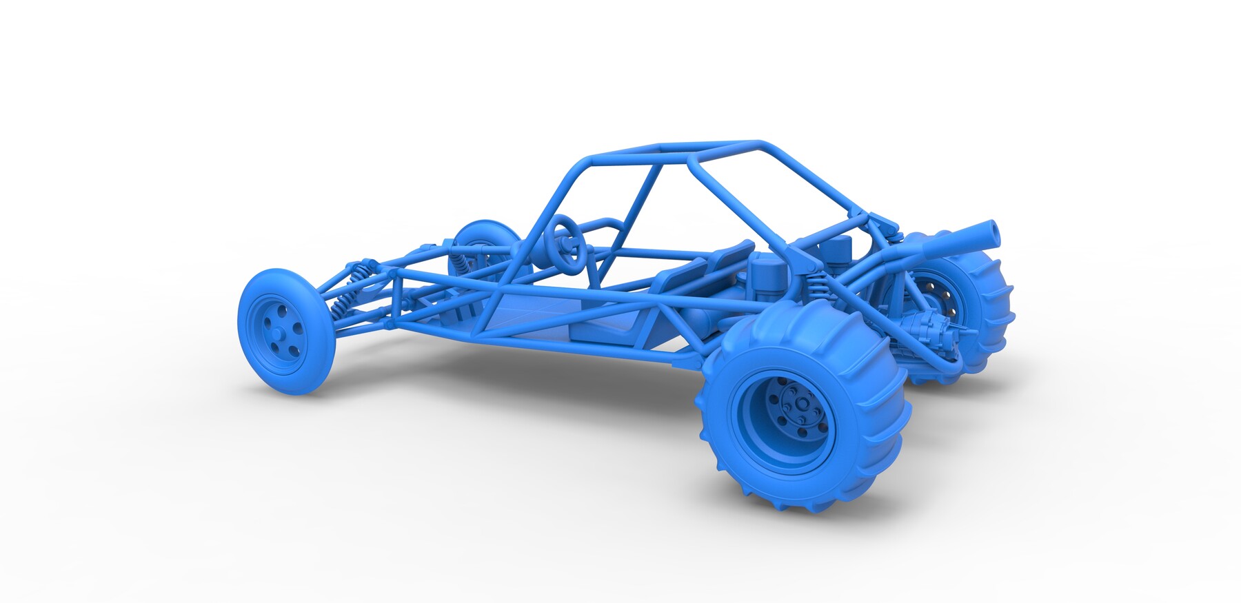ArtStation 3D printable Diecast old school Sand Rail buggy Scale 125