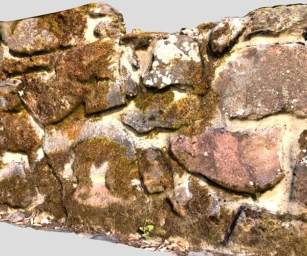ArtStation - Mossy Stone Wall 04 Kokapu, Hungary | Resources