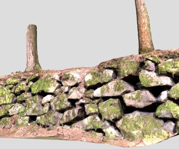 ArtStation - Mossy Stone Wall 03 Kokapu, Hungary | Resources