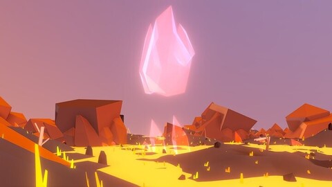 Lavaland - Low Poly Stylized Environment