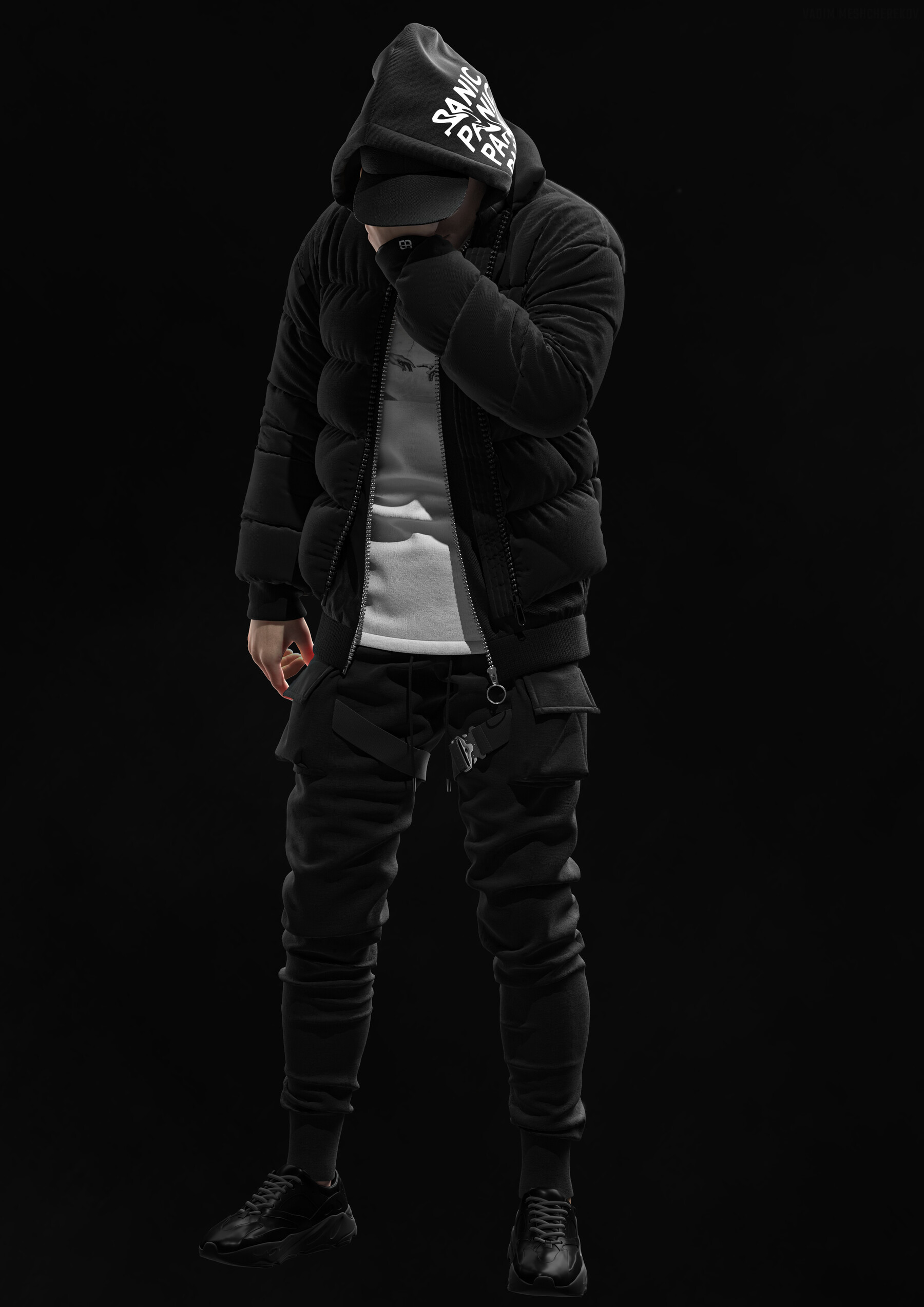 ArtStation - Male Streetwear №18. Marvelous Designer / Clo 3D project ...