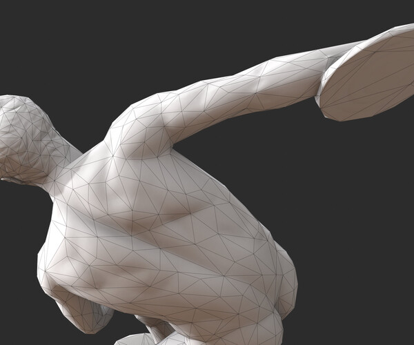 ArtStation - Discobolus Statue - Granite