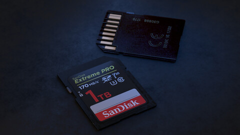 1TB Memory Card 3D Model