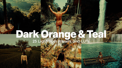 Dark Orange and Teal Lightroom Presets and LUTs