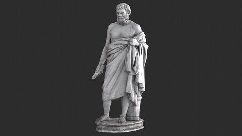 Greek Man Statue - Granite