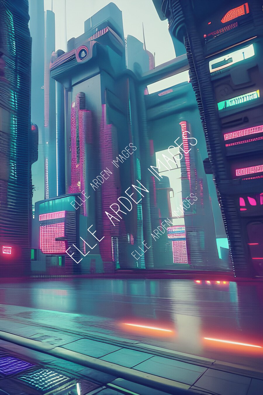 ArtStation - Cyberpunk Cityscape Pack